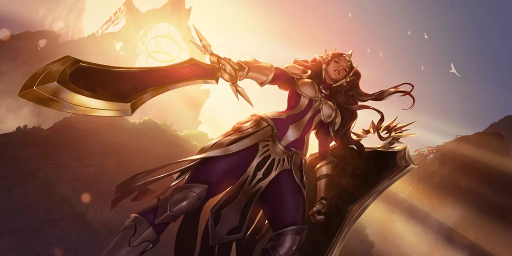 Leona, one of the current best Legends of Runeterra champions