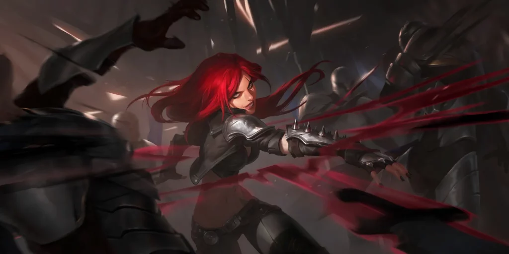 LoR Deck Katarina Gwen: Katarina, when leveled up, is another of our win conditions