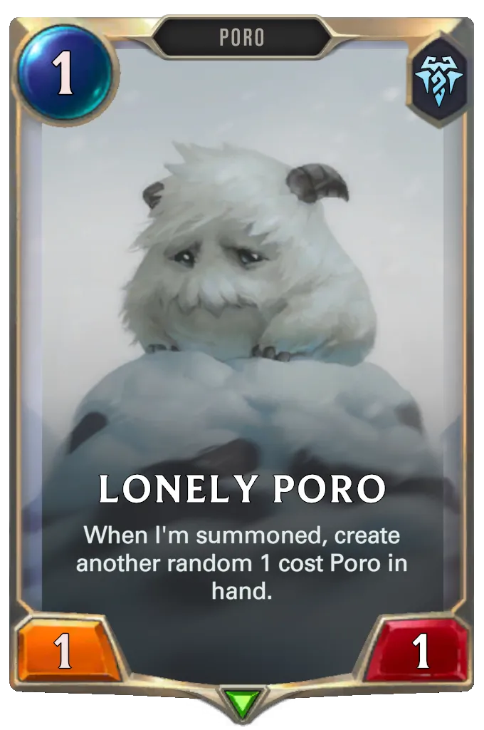Lonely Poro