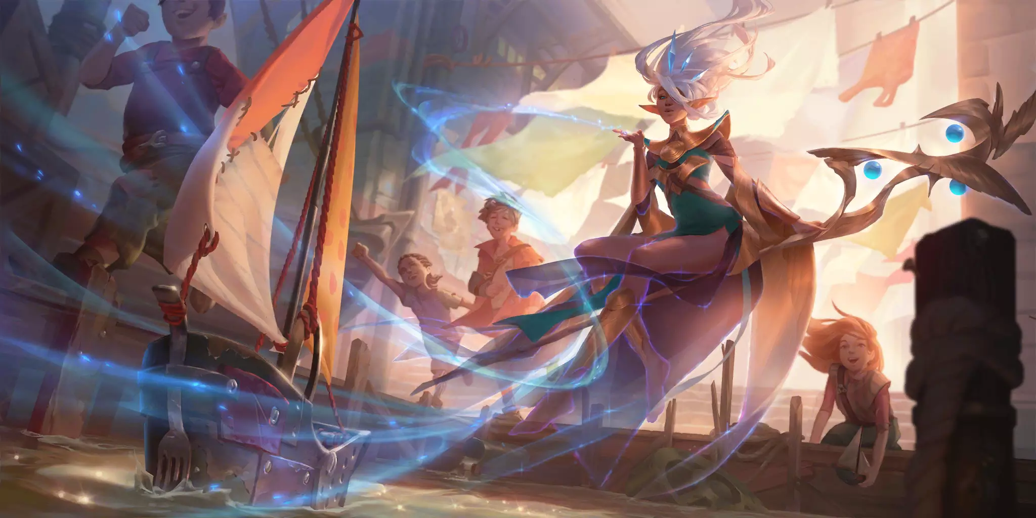 ArtStation - League of Legends Champion Nilah Splash Art